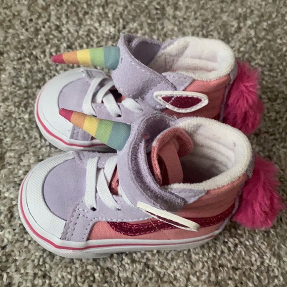 Infant Unicorn Hi Top Vans - Picture 3 of 4